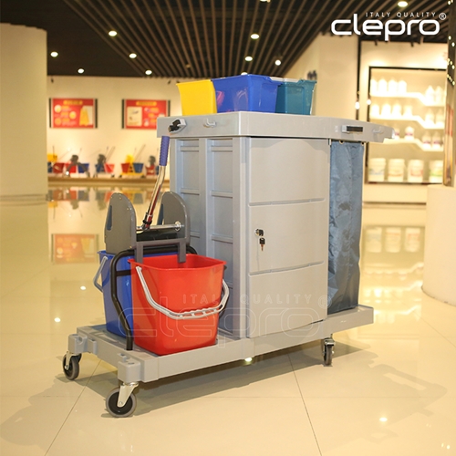 Xe đẩy dọn phòng CLEPRO CP - 4/1 1